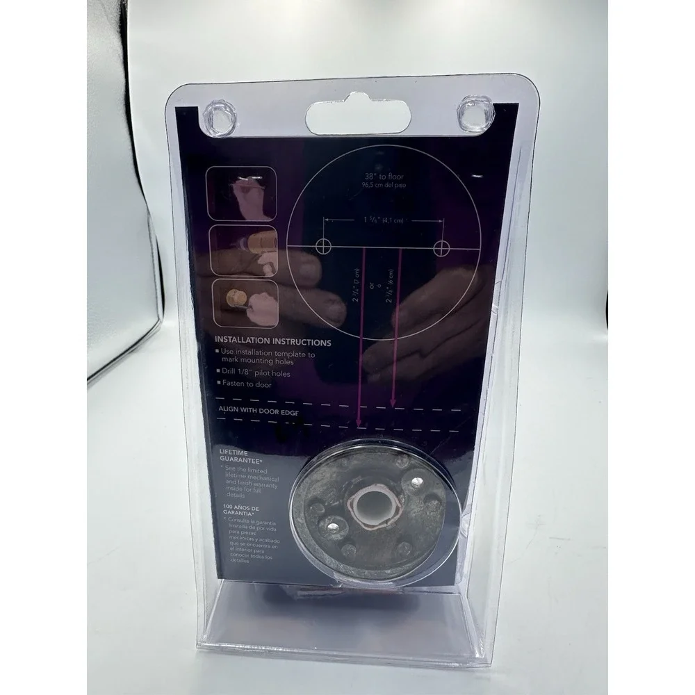 Schlage non turning door handle right handed‎ closet french inacttive door